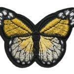 Aufnäher Bügelbild Aufbügler Schmetterling 45x70 mm (1054)
