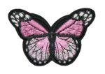 Aufnäher Bügelbild Aufbügler Schmetterling 45x70 mm (1055)