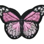 Aufnäher Bügelbild Aufbügler Schmetterling 45x70 mm (1055)