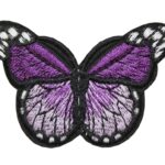 Aufnäher Bügelbild Aufbügler Schmetterling 45x70mm (1064)