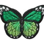 Aufnäher Bügelbild Aufbügler Schmetterling 45x70mm (1067)