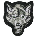 Aufnäher Bügelbild Aufbügler Wolf 110x95mm (1068)