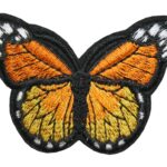 Aufnäher Bügelbild Aufbügler Schmetterling 45x70 mm (1086)