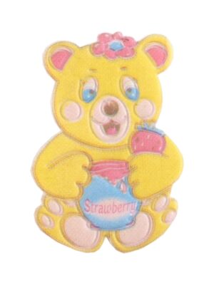 Aufnäher Bügelbild Aufbügler Bär 80x50mm (1088)