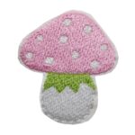 Aufnäher Bügelbild Aufbügler Pilz 40x35 mm (1098)