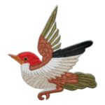 Aufnäher Bügelbild Aufbügler Vogel 120x120mm (1104)