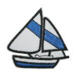 Aufnäher Bügelbild Aufbügler Schiff 60x60 mm (1110)