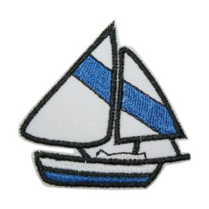 Aufnäher Bügelbild Aufbügler Schiff 60x60 mm (1110)