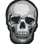 Aufnäher Bügelbild Aufbügler Schädel Skull 105x75mm (1114)
