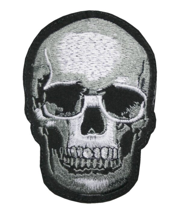 aufnaher-bugelbild-aufbugler-schadel-skull-105x75mm-1114 Aufnäher Bügelbild Aufbügler Schädel Skull 105x75mm (1114)