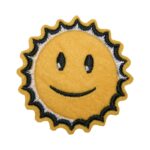 Aufnäher Bügelbild Aufbügler Sonne 60x60mm (1116)