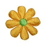 Aufnäher Bügelbild Aufbügler Blume 40x40mm (1117)