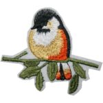 Aufnäher Bügelbild Aufbügler Vogel 70x80mm (1126)