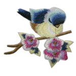 Aufnäher Bügelbild Aufbügler Vogel 100x85mm (1128)