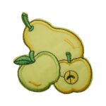 Aufnäher Bügelbild Aufbügler Obst 65x80 mm gelb (1140)