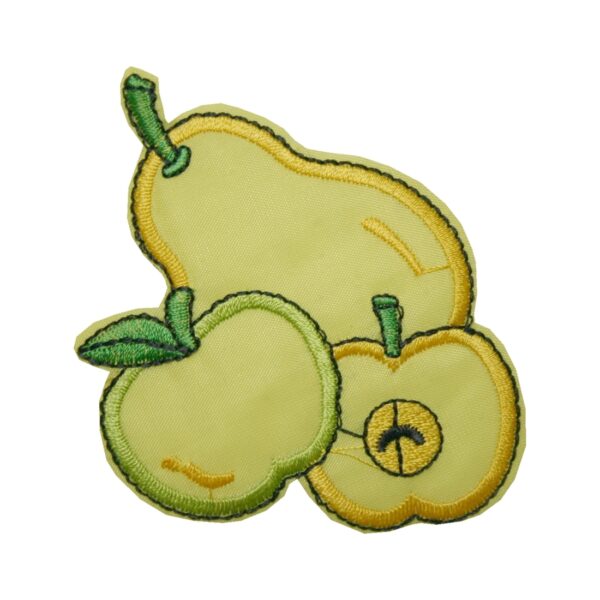 Aufnäher Bügelbild Aufbügler Obst 65x80 mm gelb (1140)