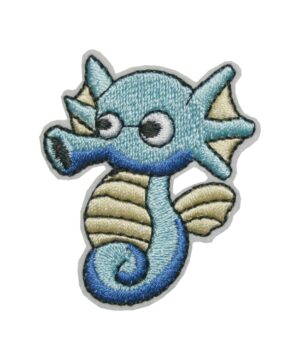 Aufnäher Bügelbild Aufbügler Seepferdchen Seepferd 55x45 mm (1145)