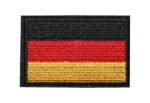 Aufnäher Bügelbild Aufbügler Deutsche Flagge 77x50 mm (1146)