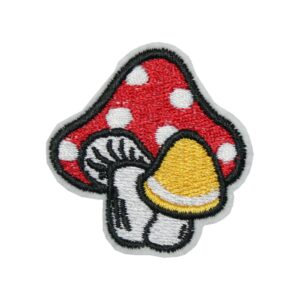 Aufnäher Bügelbild Aufbügler Pilz 47x45 mm (1148)