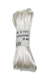 Satinkordel Satinschnur Kordel Satinfaden 3 m 2 mm creme (0003)