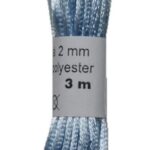 Satinkordel Satinschnur Kordel Satinfaden 3 m 2 mm hellblau (0007)