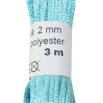 Satinkordel Satinschnur Kordel Satinfaden 3 m 2 mm türkis (0013)