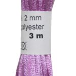 Satinkordel Satinschnur Kordel Satinfaden 3 m 2 mm pink (0052)