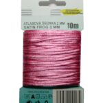 Satinkordel Satinschnur Kordel Satinfaden 10 m 2 mm rosa (0065)
