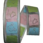 Geschenkband Schleifenband transparent 5 m 25 mm (0000)