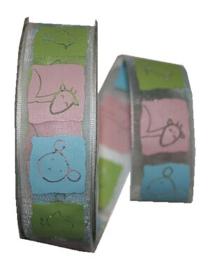 Geschenkband Schleifenband transparent 5 m 25 mm (0000)