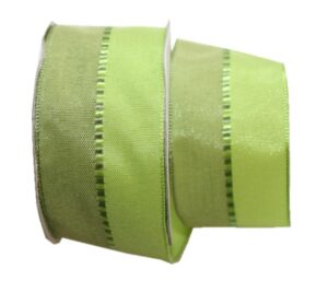 Geschenkband Schleifenband transparent 3 m 40 mm grün (0024)