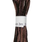 Satinkordel Satinschnur Kordel Satinfaden 3 m 2 mm braun (0075)