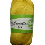 Strickgarn Garn Camilla 100% Baumwolle 50g gelb (0553)