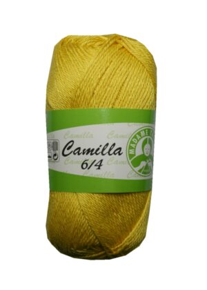 Strickgarn Garn Camilla 100% Baumwolle 50g gelb (0553)