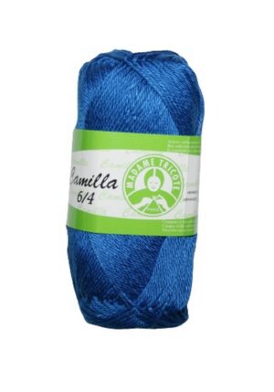 Strickgarn Garn Camilla 100% Baumwolle 50g blau (4915)