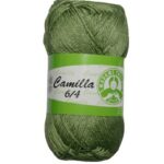 Strickgarn Garn Camilla 100% Baumwolle 50g grün (5056)