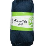 Strickgarn Garn Camilla 100% Baumwolle 50g blau (5058)