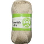 Strickgarn Garn Camilla 100% Baumwolle 50g beige (5302)