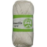 Strickgarn Garn Camilla 100% Baumwolle 50g creme (5306)