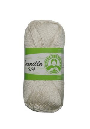 Strickgarn Garn Camilla 100% Baumwolle 50g creme (5306)