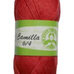 Strickgarn Garn Camilla 100% Baumwolle 50g rot (5319)