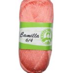 Strickgarn Garn Camilla 100% Baumwolle 50g orange (5320)