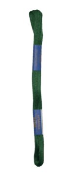 Stickgarn Stickfaden Knüpfgarn 100% Baumwolle 15 m grün (6692)