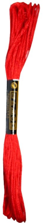 Stickgarn Mouline Moulin Stickwolle Stickfaden 100% Baumwolle 8 m rot (2015 - 973)