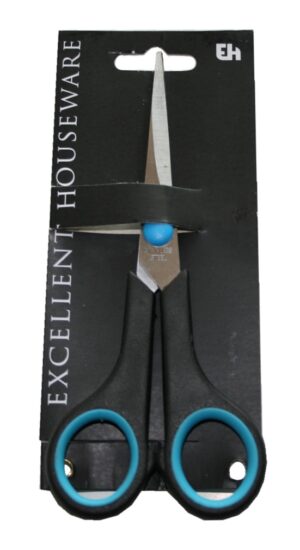 Haushaltsschere Edelstahl blau (9688)