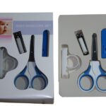 Manicurre Set Nagelschere und Nagelclip blau (9696)
