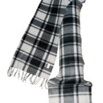 Herrenschal Damenschal Winterschal Schal 150x30 cm schwarz (7904)