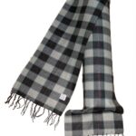 Herrenschal Damenschal Winterschal Schal 150x30 cm grau (7908)