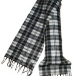 Herrenschal Damenschal Winterschal Schal 150x30 cm schwarz (7910)