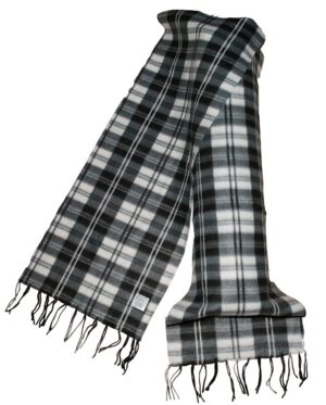 Herrenschal Damenschal Winterschal Schal 150x30 cm schwarz (7910)